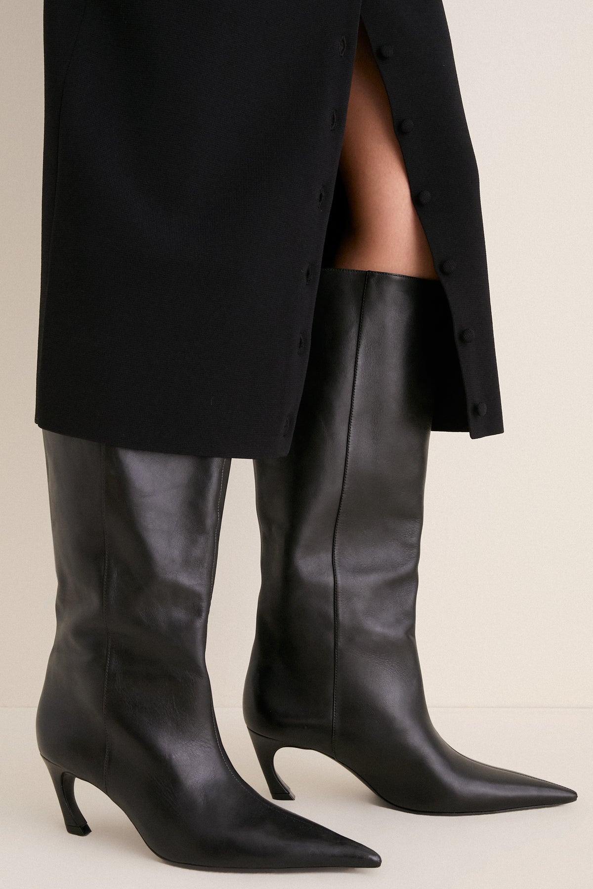 Black Lexi Mid Boots