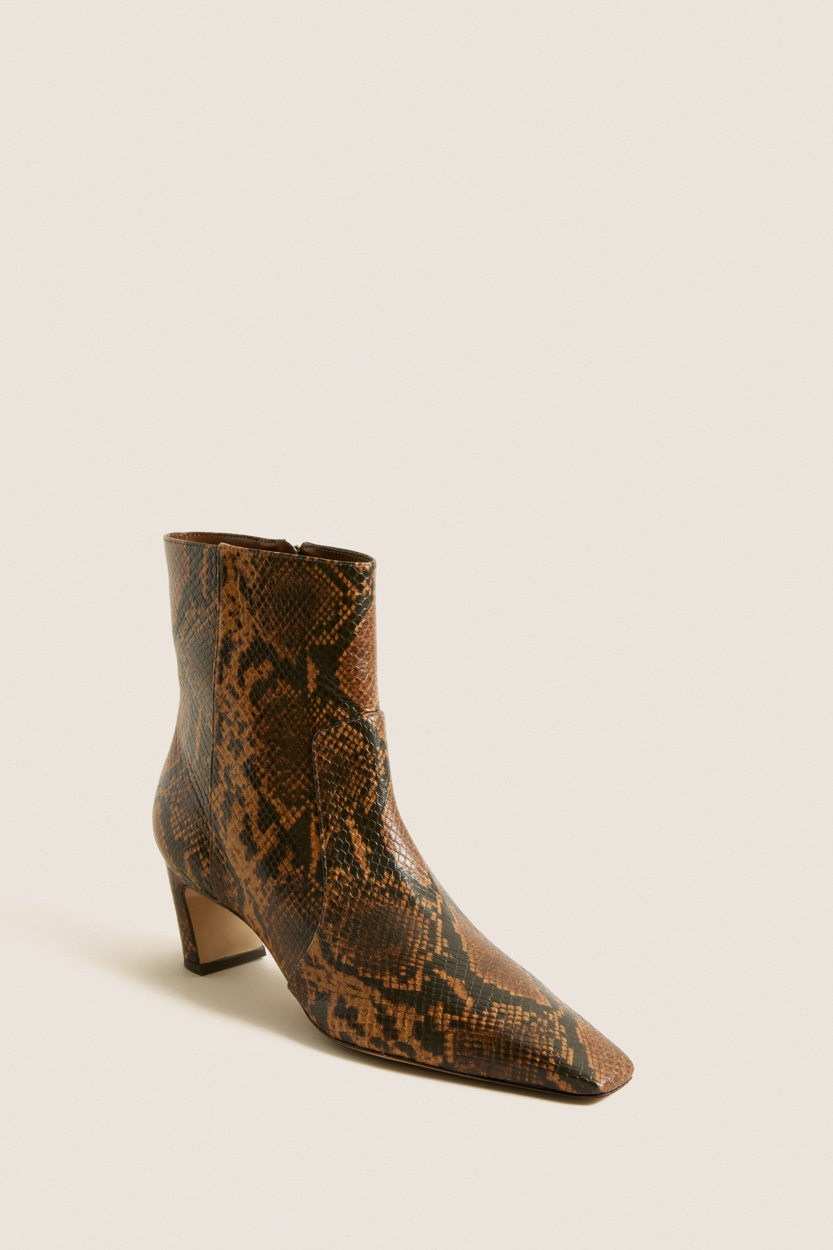 Pecan Brown Snake Dellia Boots