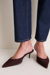 Exclusive Maplewood Suede Julie Heels