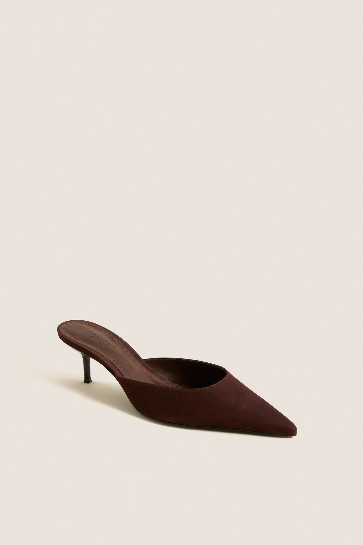 Exclusive Maplewood Suede Julie Heels
