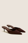 Exclusive Maplewood Suede Julie Heels