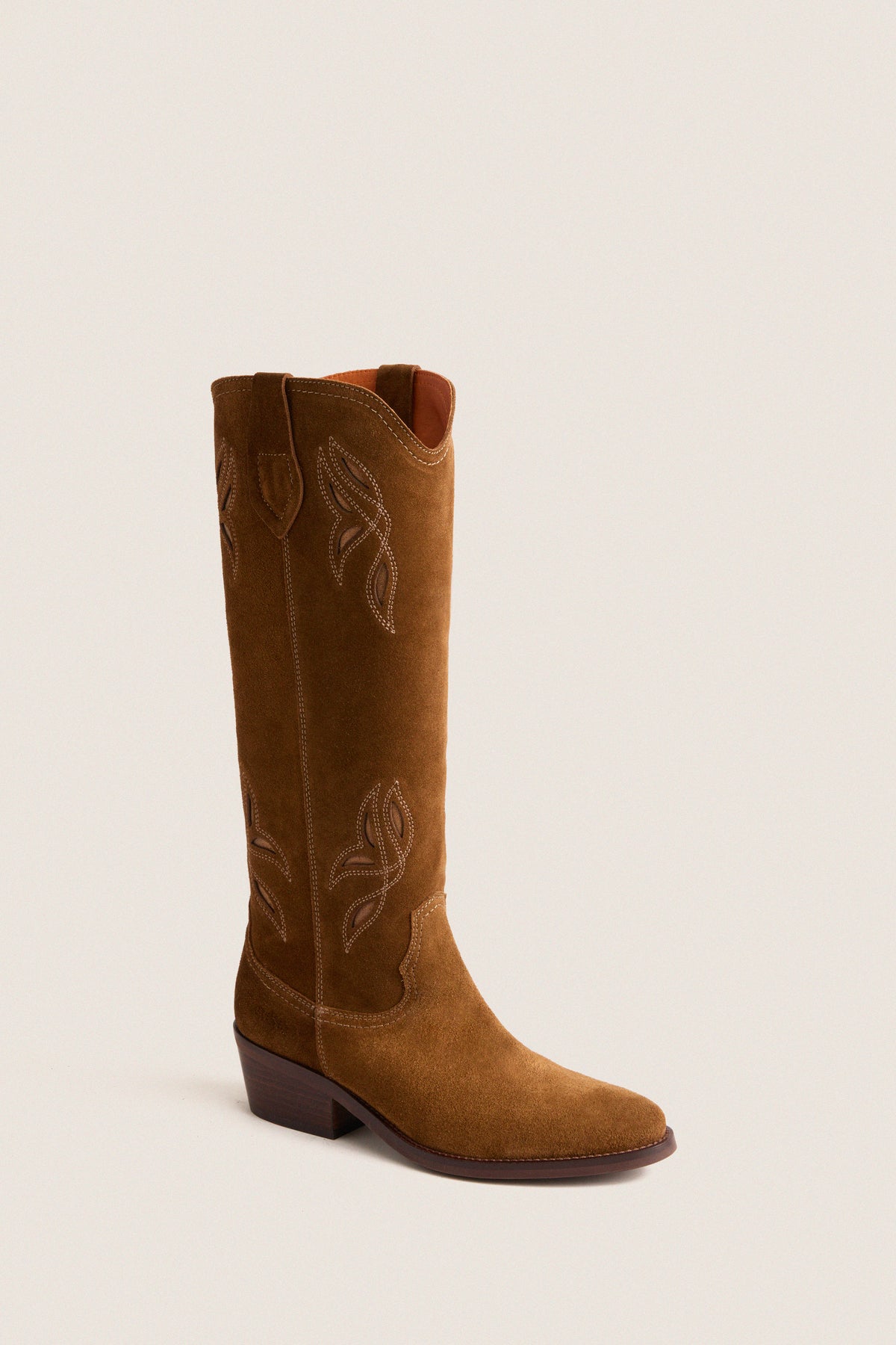 Blanca Fern Cut Out Suede Boots