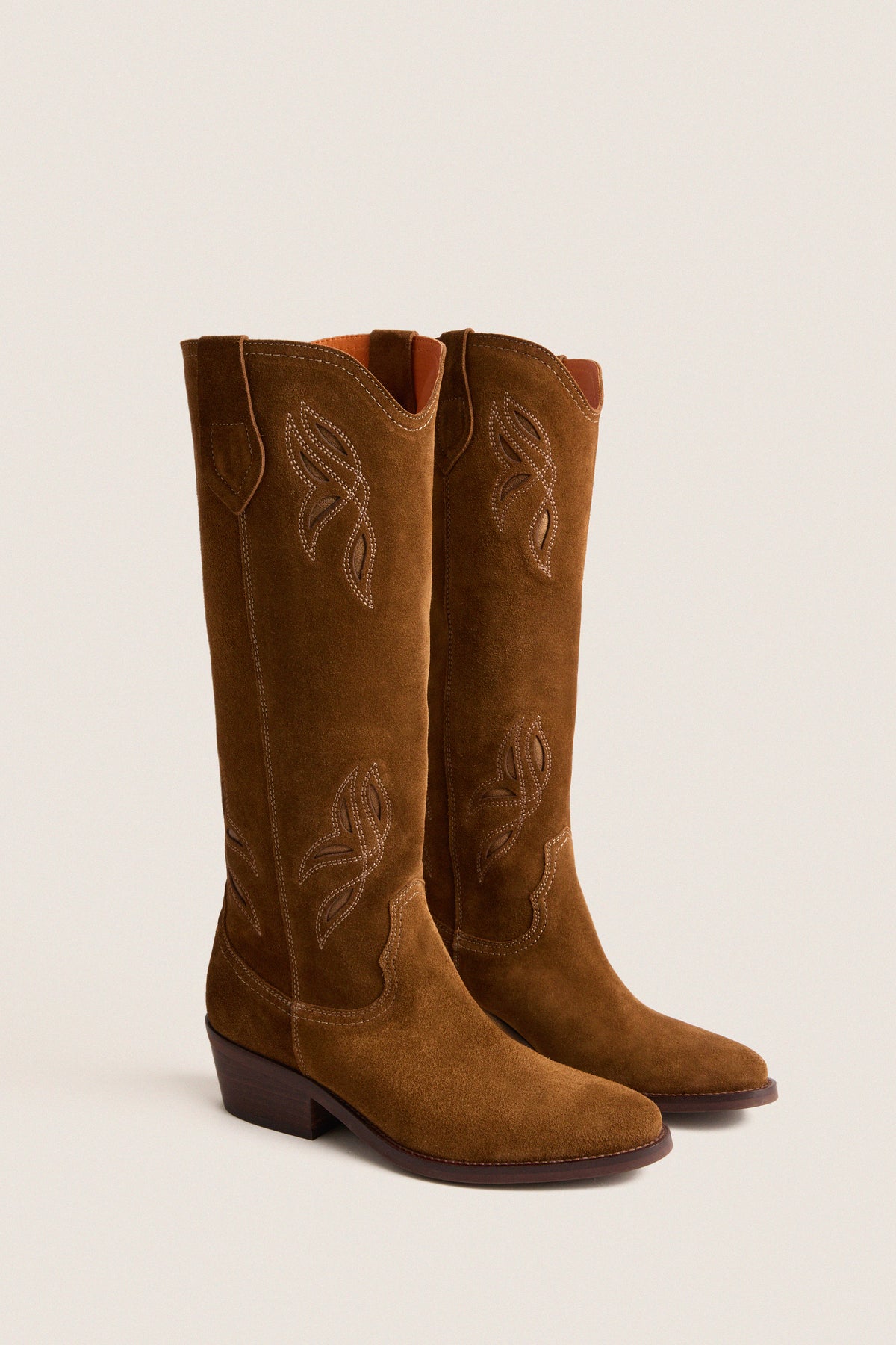 Blanca Fern Cut Out Suede Boots