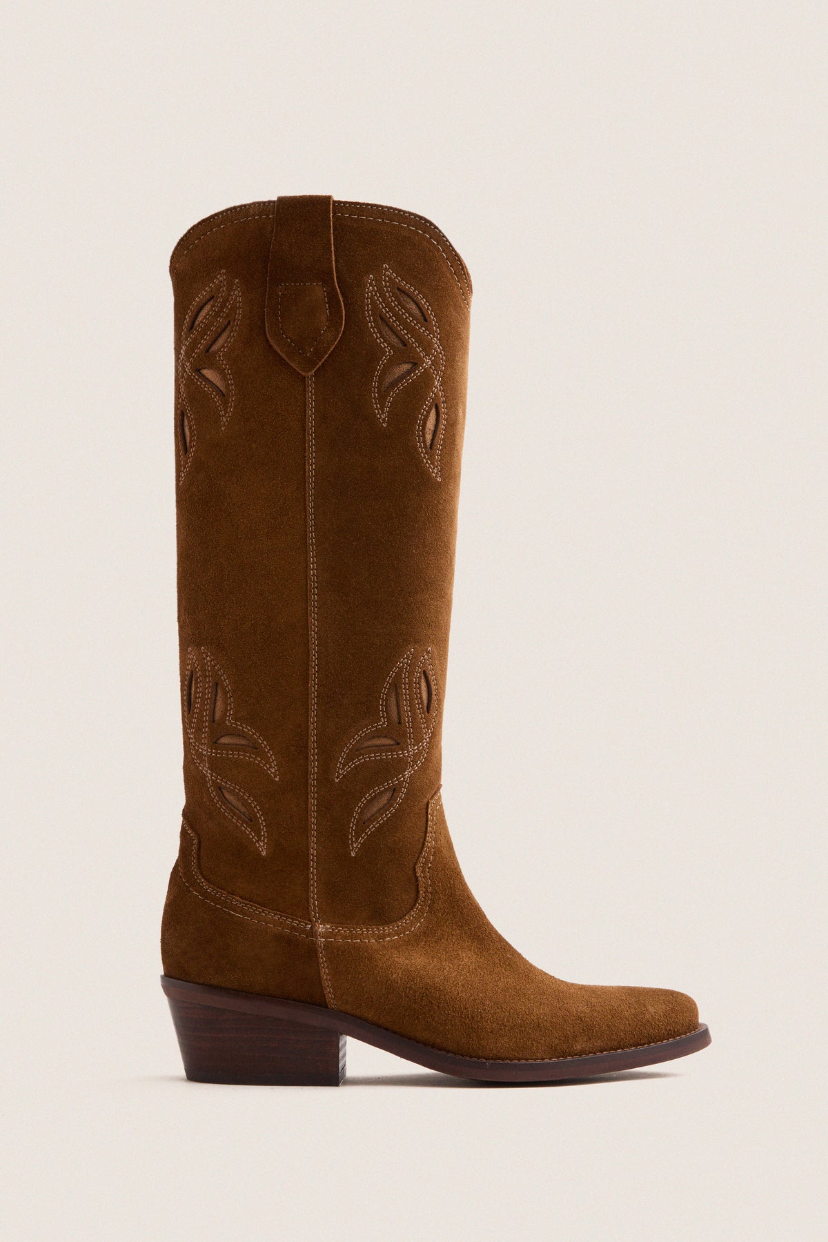 Blanca Fern Cut Out Suede Boots