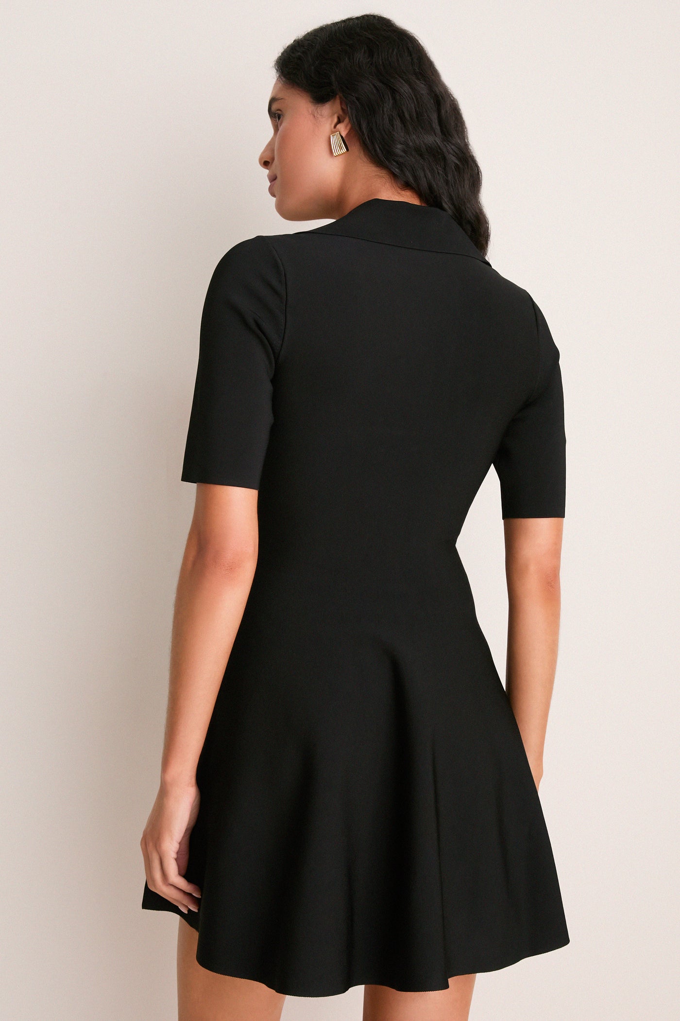 Black Knit Maribelle Mini Dress