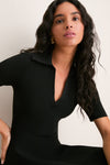 Black Knit Maribelle Mini Dress