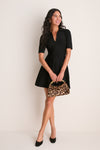 Black Knit Maribelle Mini Dress