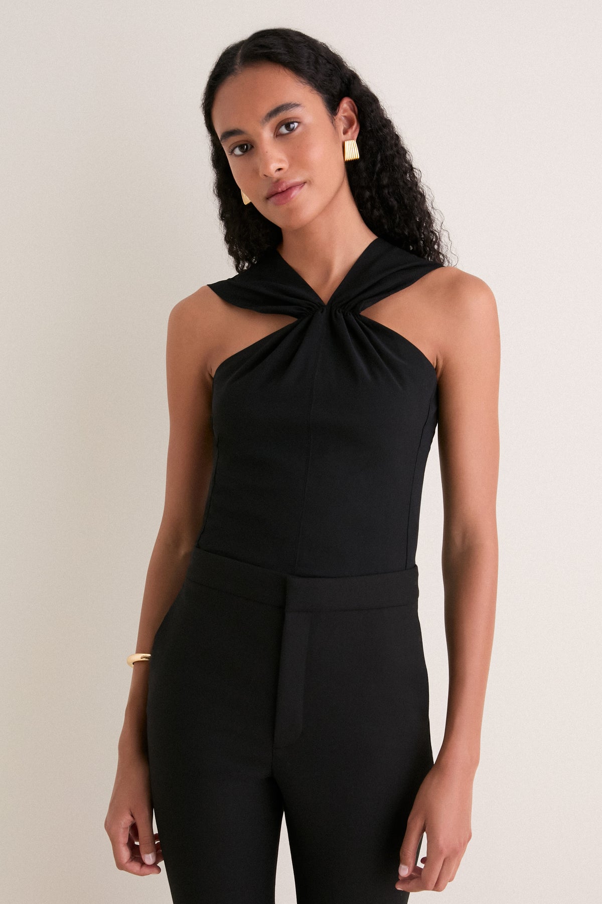 Black Elouise Top
