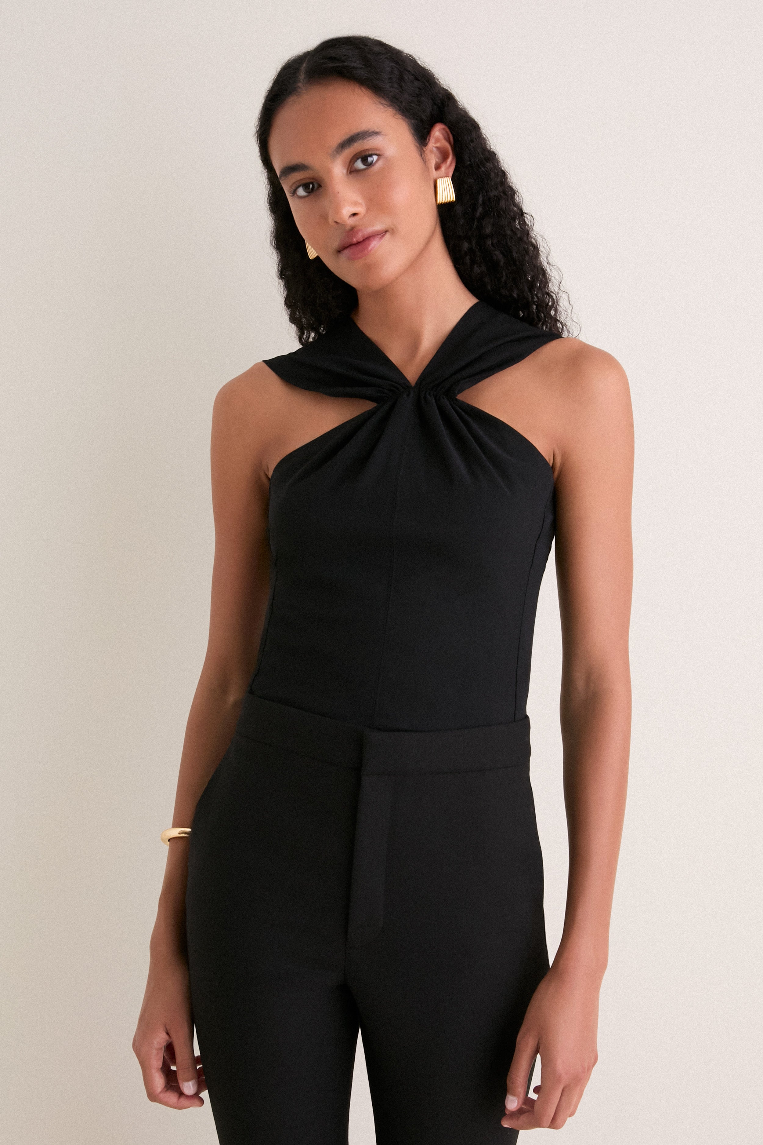Black Elouise Top
