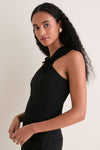 Black Elouise Top