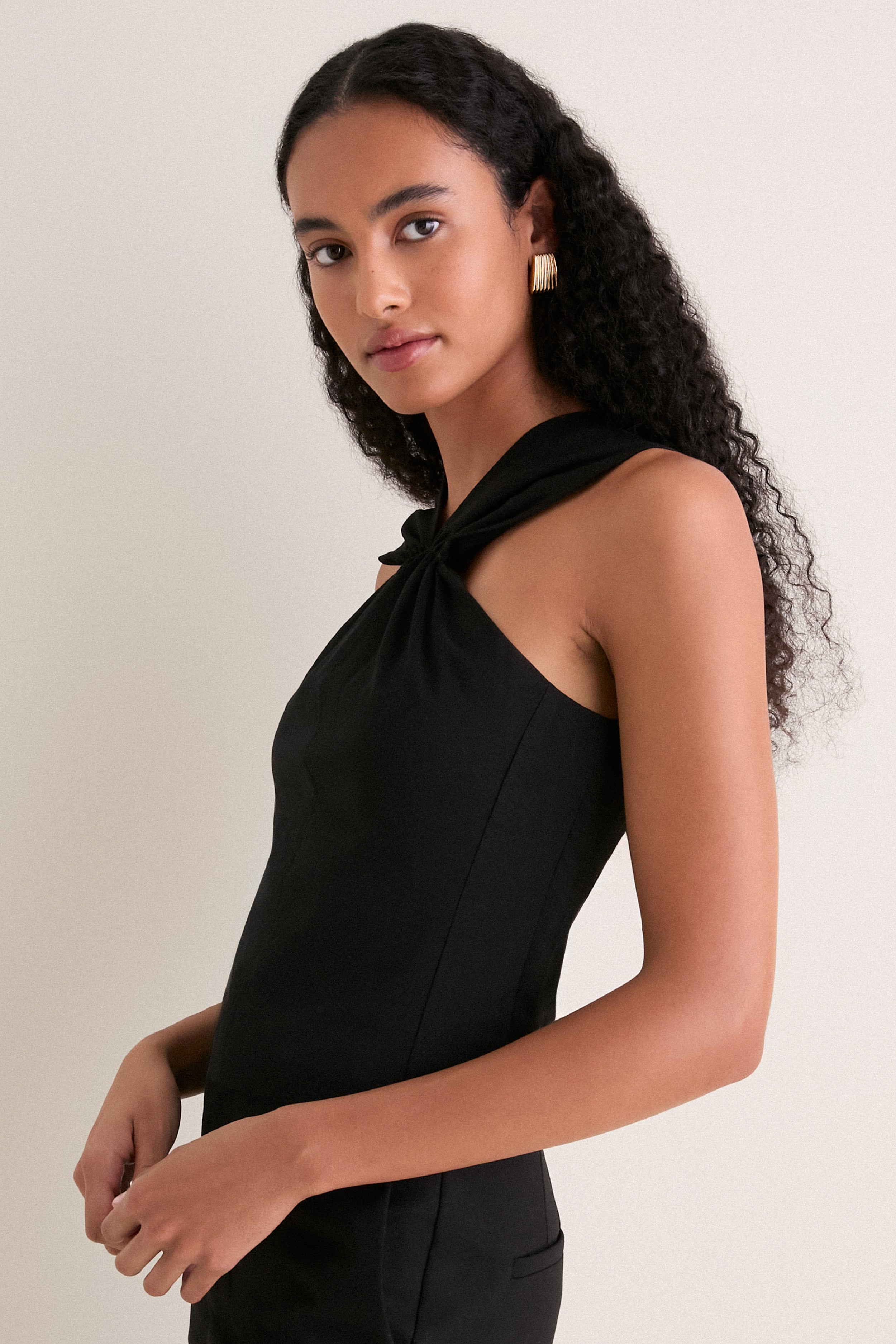 Black Elouise Top
