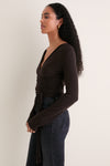 Ganache Emma Wrap Sweater