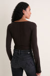 Ganache Emma Wrap Sweater