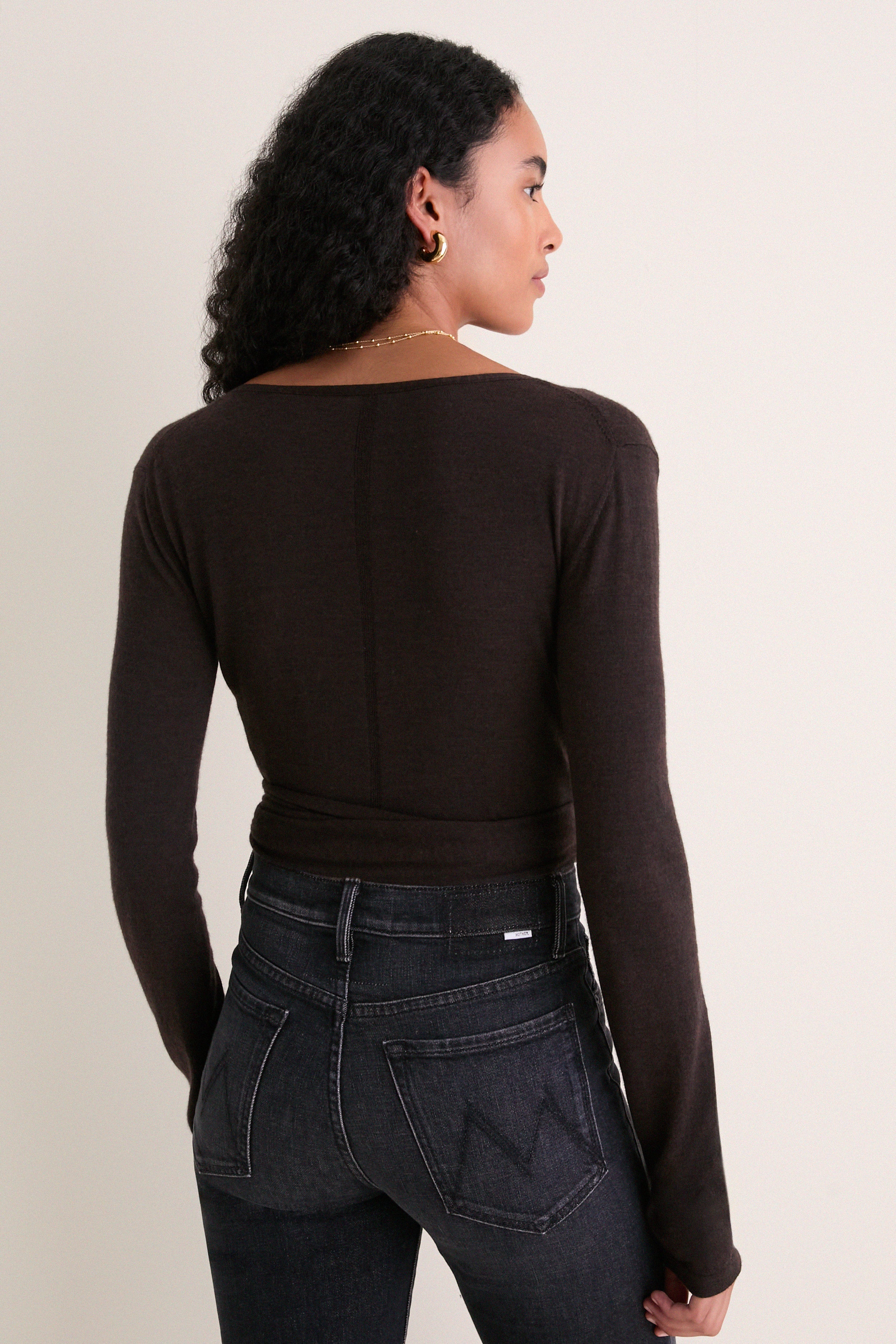 Ganache Emma Wrap Sweater
