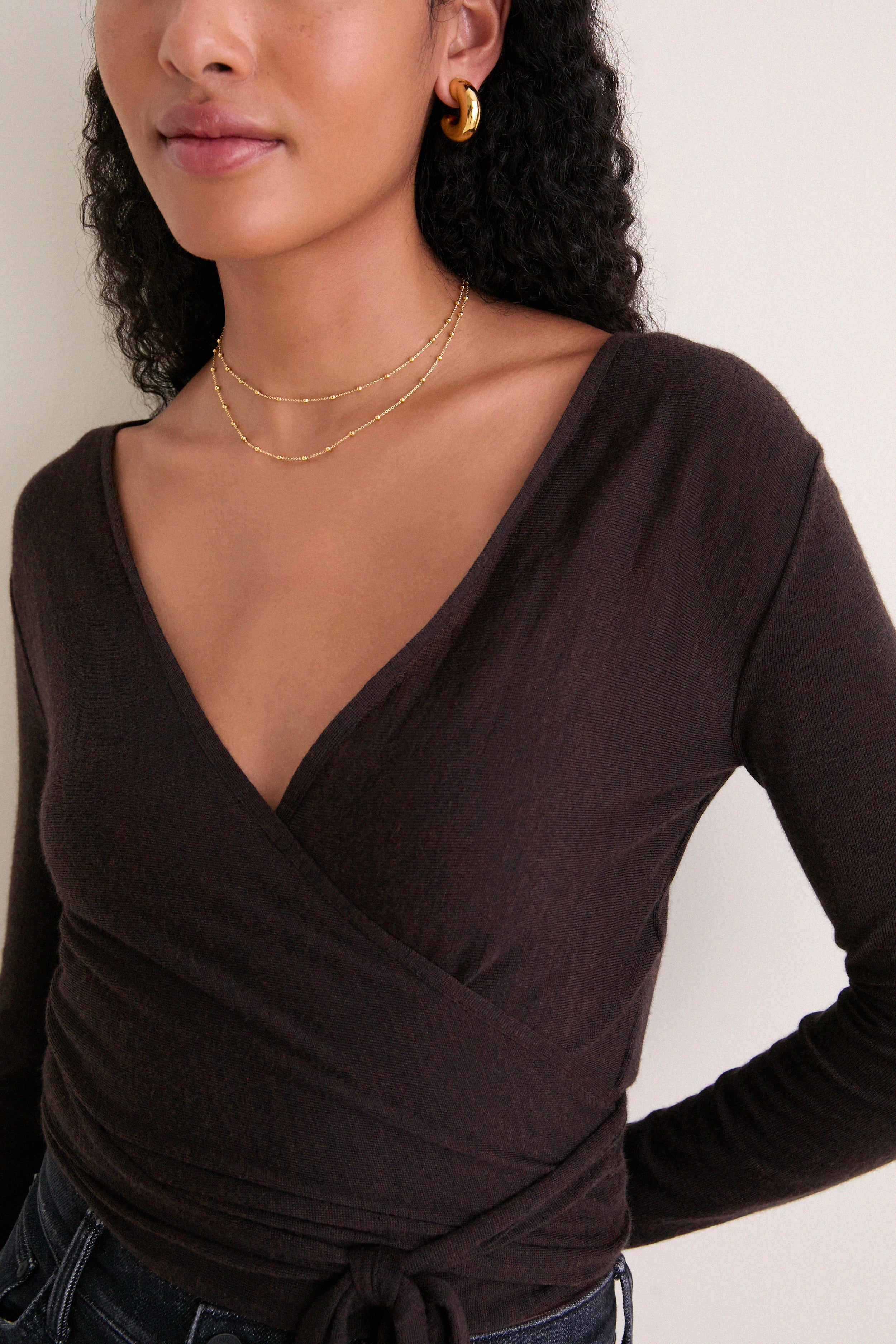Ganache Emma Wrap Sweater