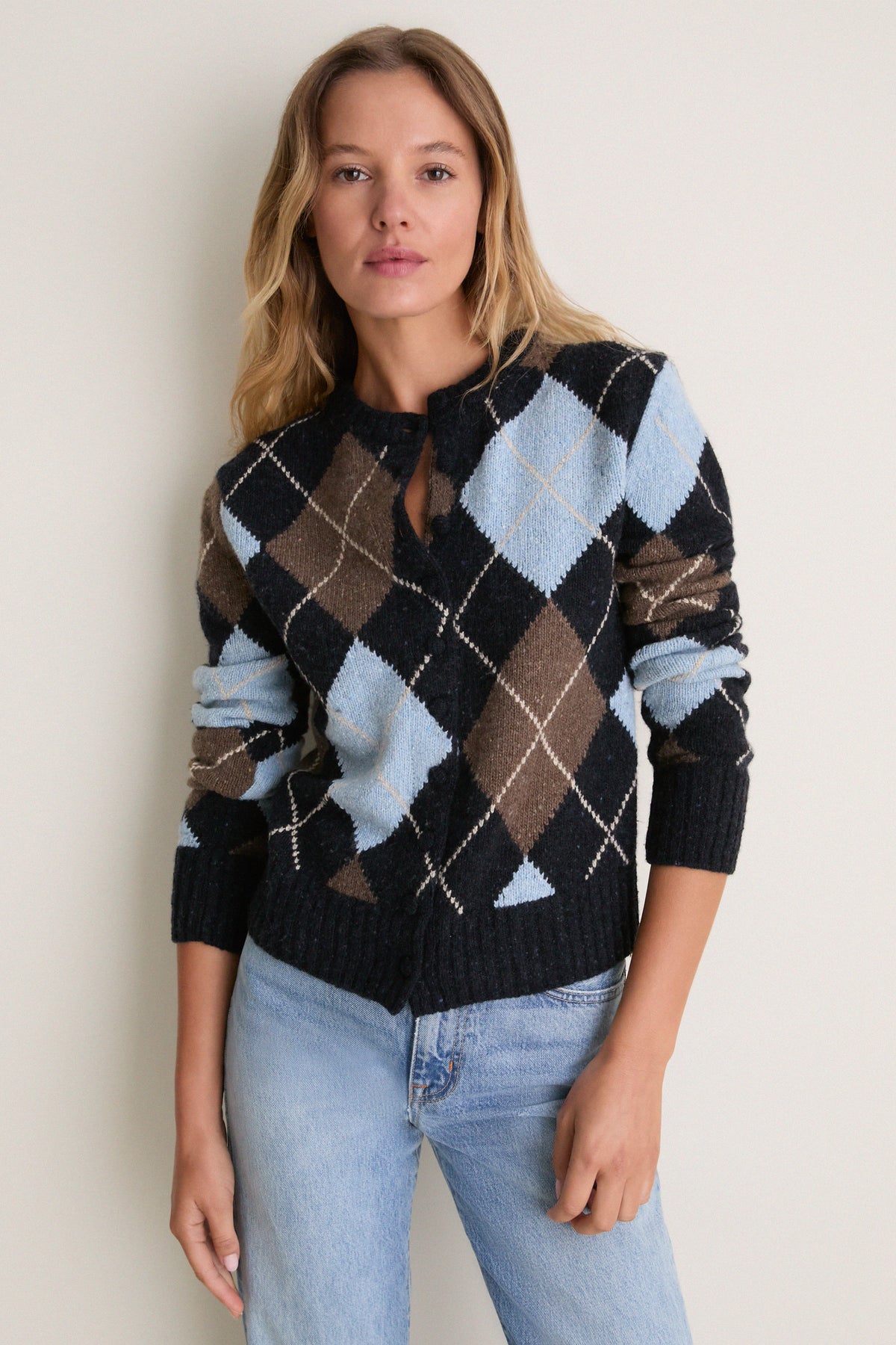 Sky Blue Combo Skyler Cardigan