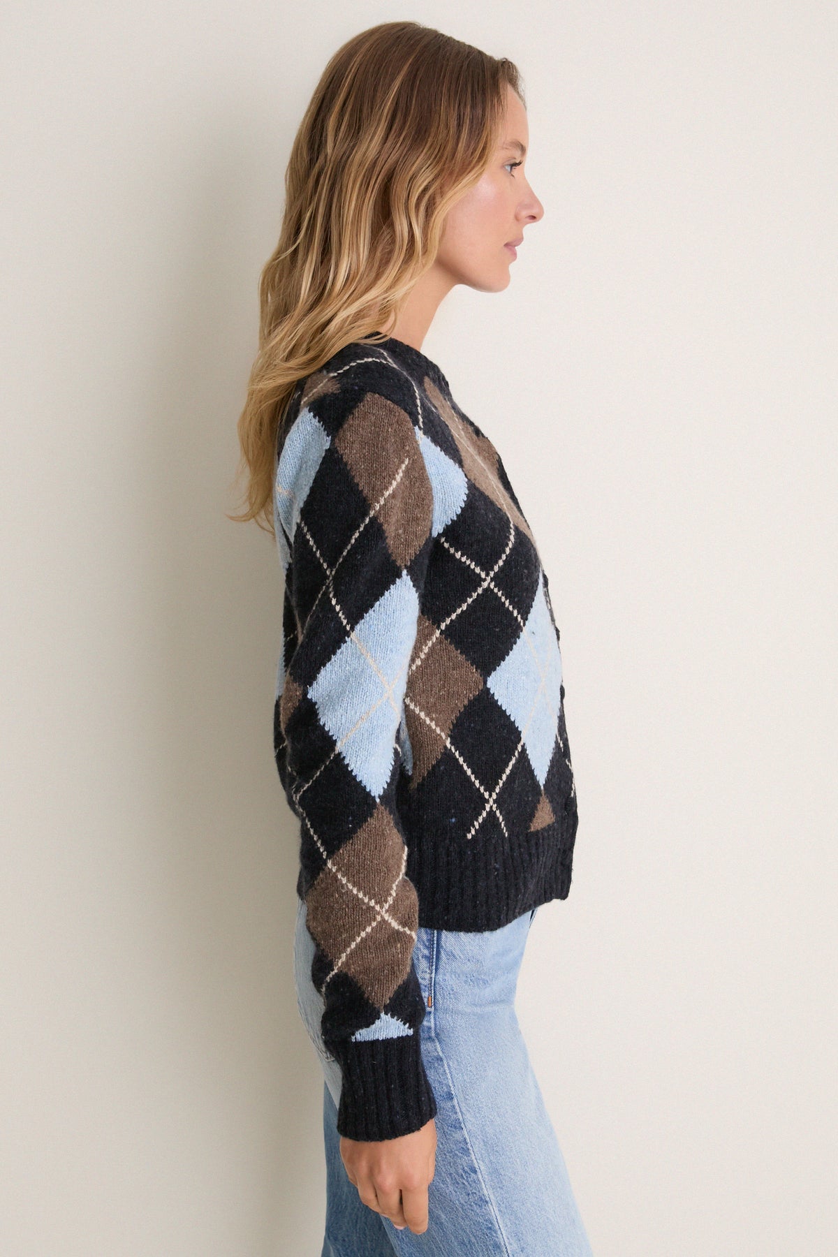 Sky Blue Combo Skyler Cardigan