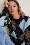 Sky Blue Combo Skyler Cardigan
