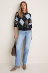Sky Blue Combo Skyler Cardigan