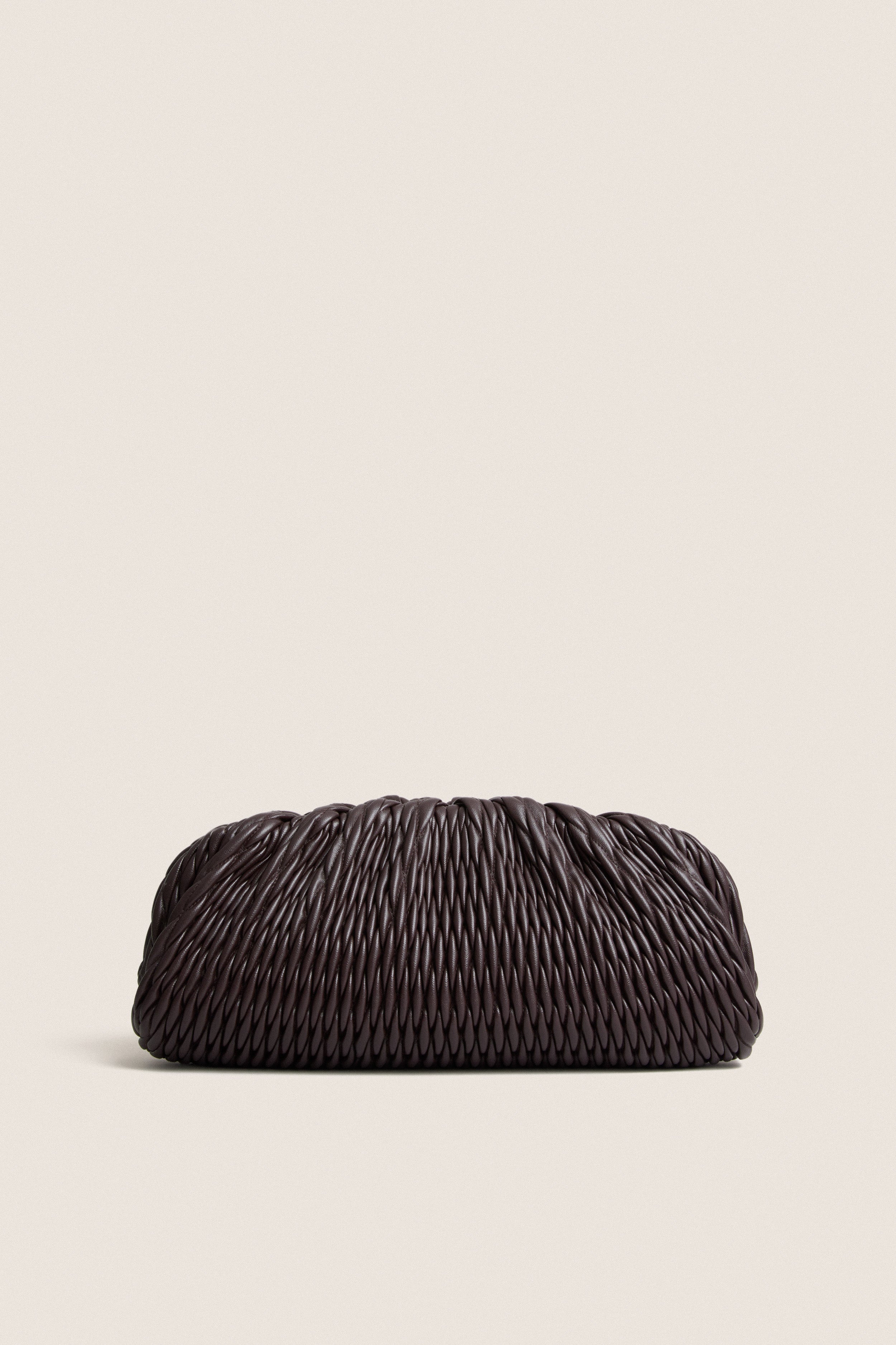 Ganache Woven Leather Faye Bag