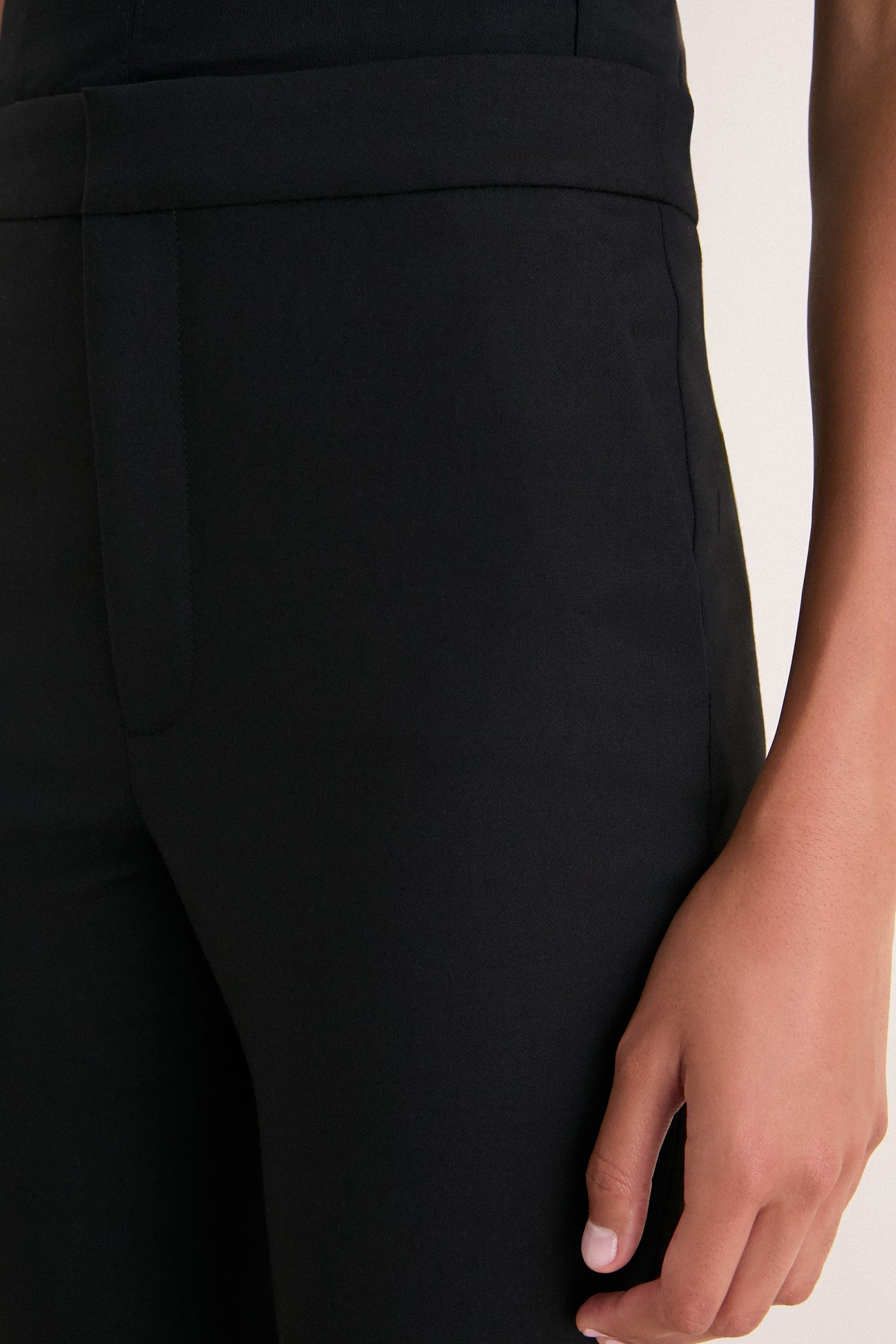 Black Cropped Sophie Pants