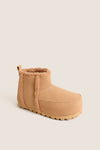 Beige Cozy Ankle Boots