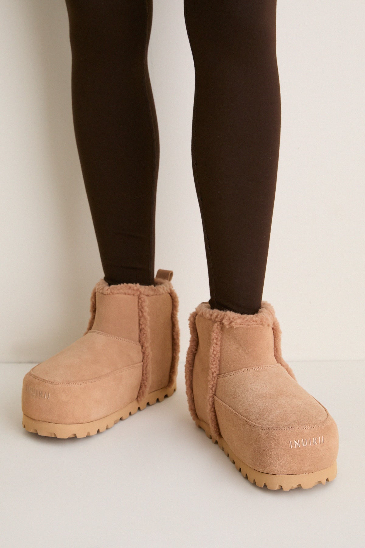 Beige Cozy Ankle Boots