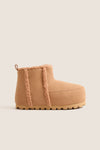 Beige Cozy Ankle Boots