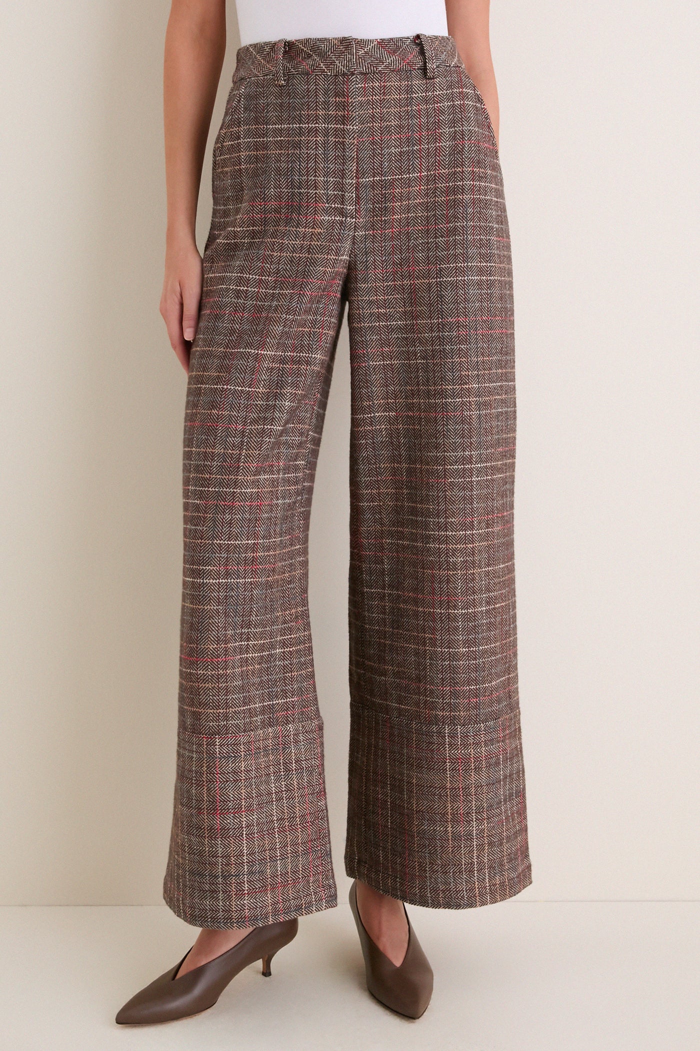 Rainbow Panel Hem Pants