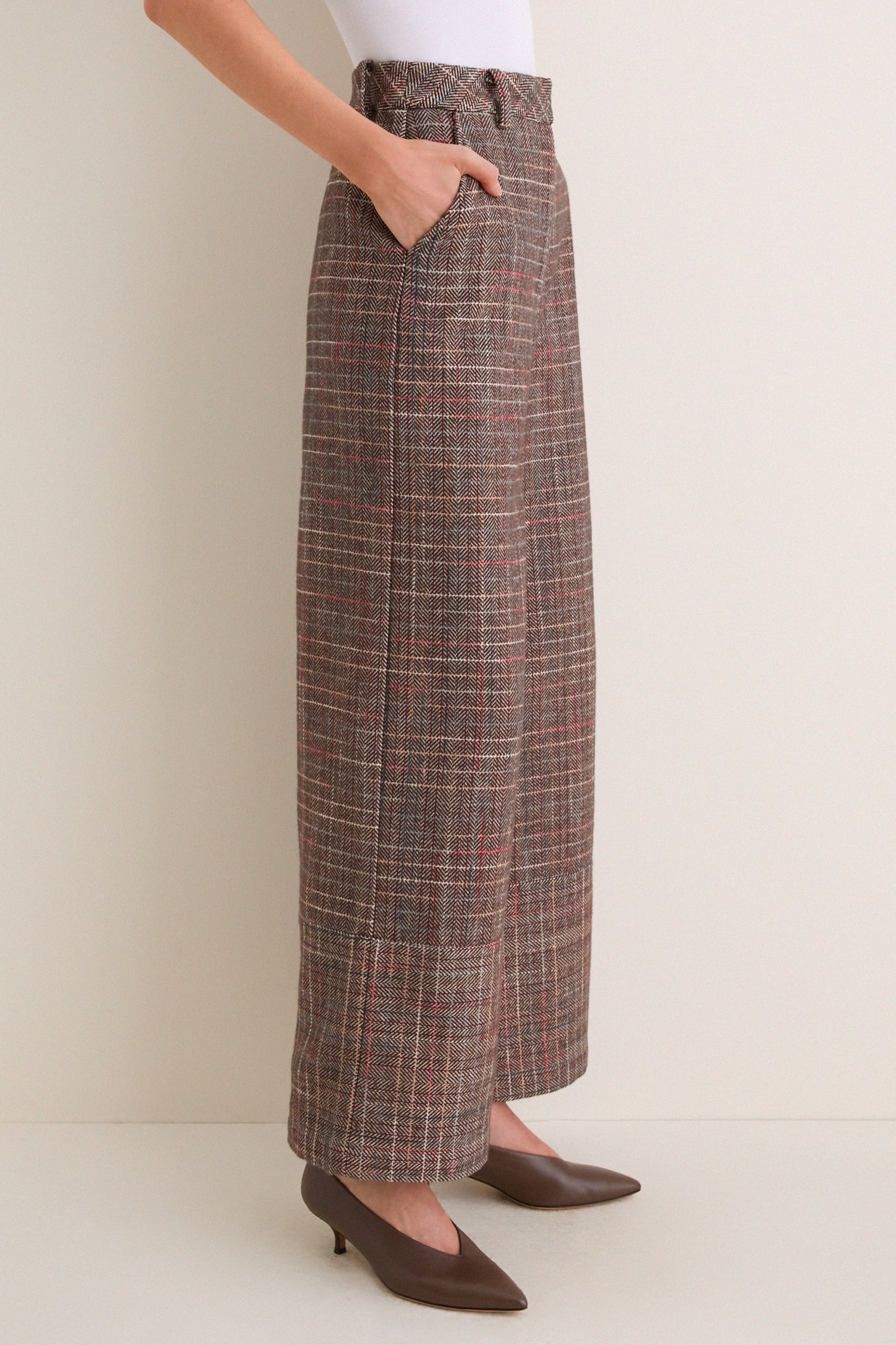 Rainbow Panel Hem Pants