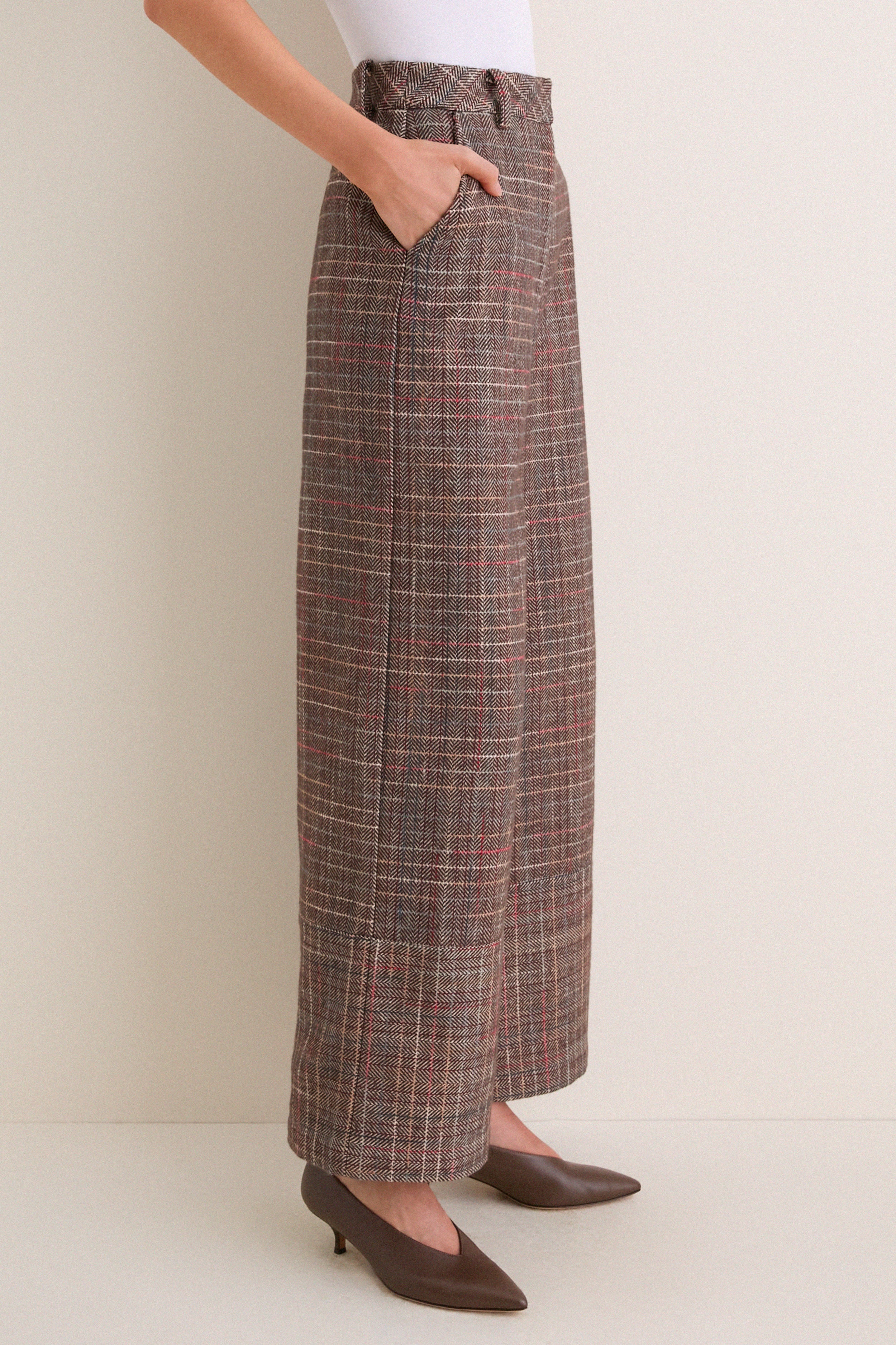 Rainbow Panel Hem Pants