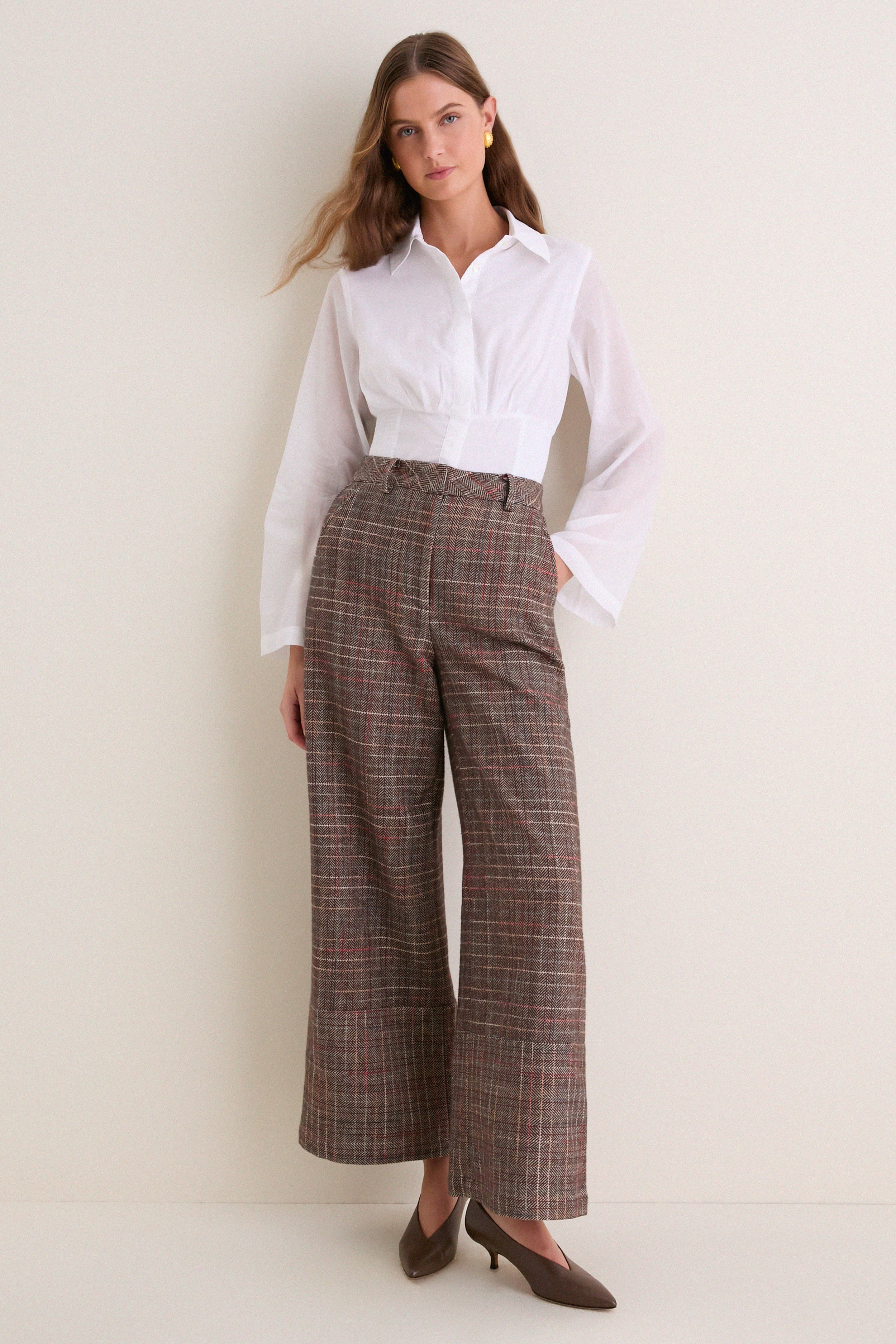 Rainbow Panel Hem Pants