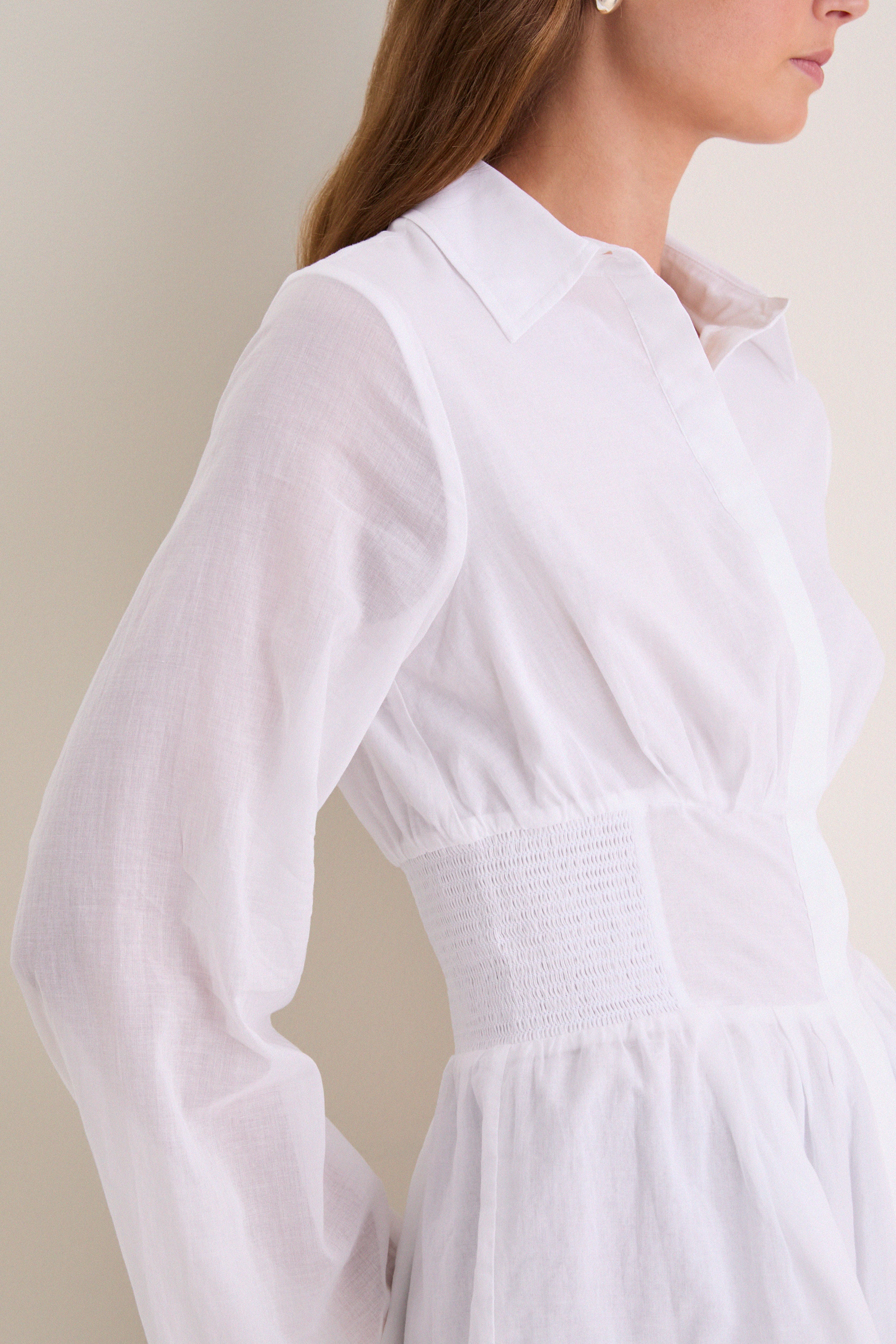 White Boogie Woogie Bugle Boy Top