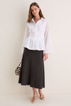White Boogie Woogie Bugle Boy Top
