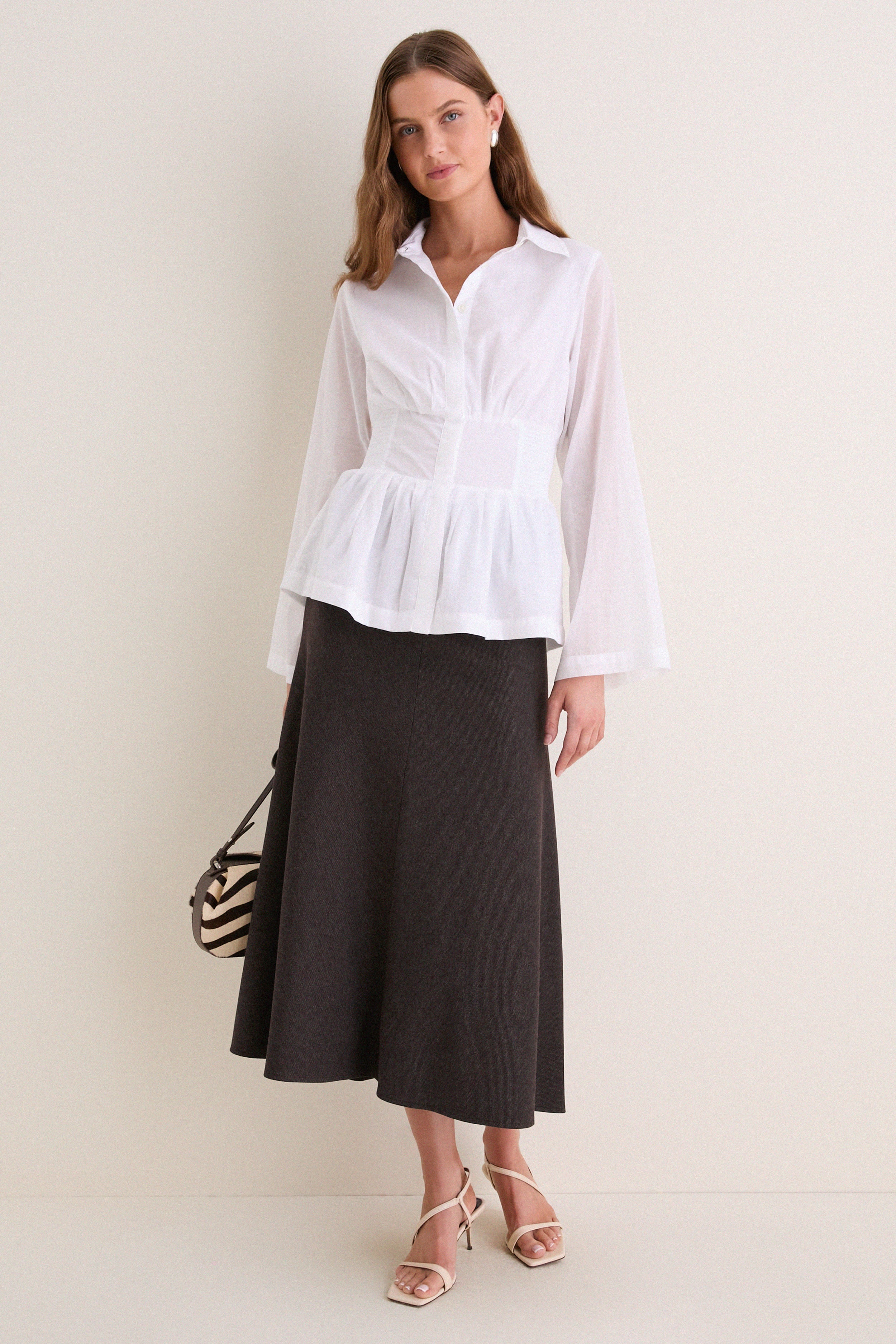 White Boogie Woogie Bugle Boy Top