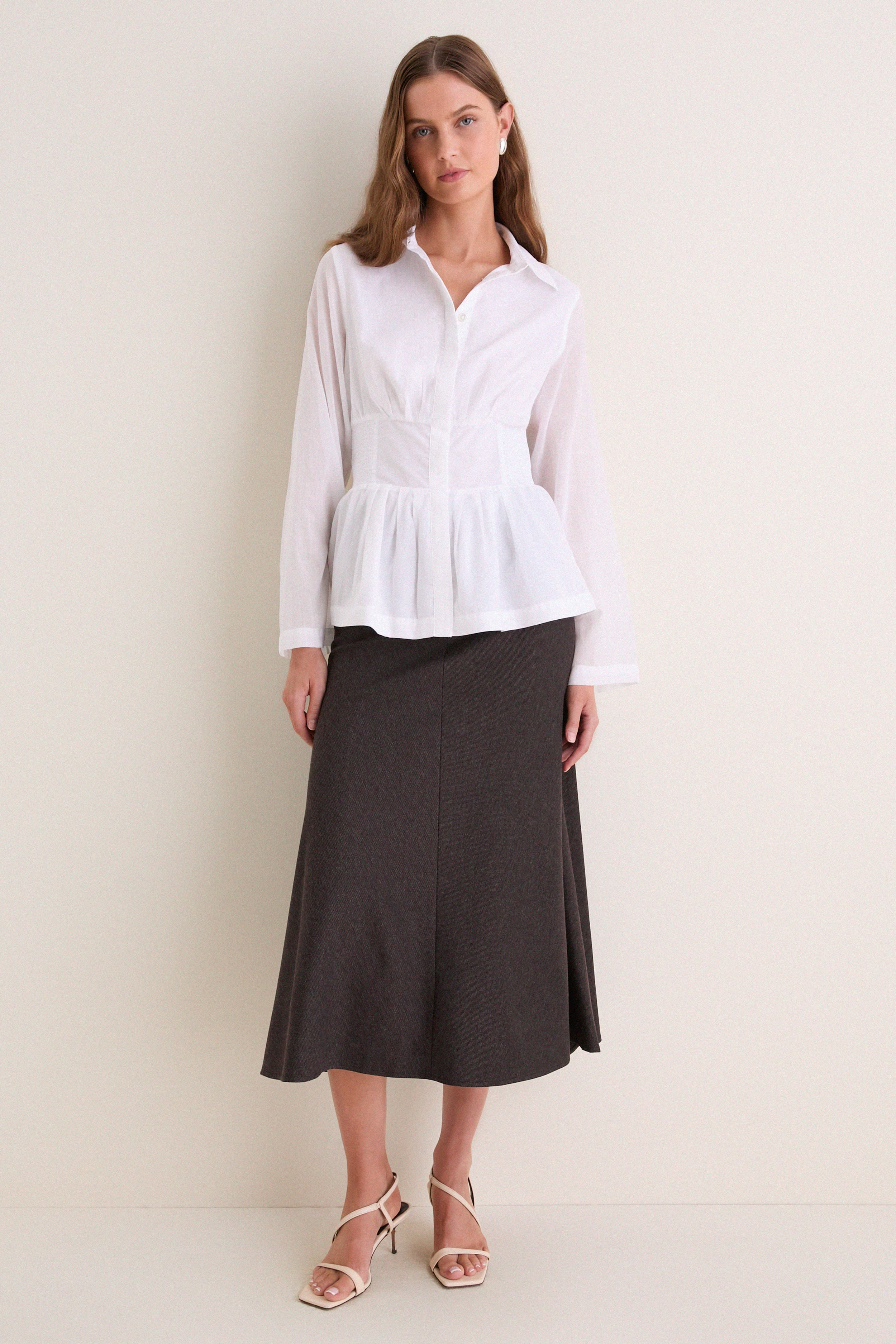White Boogie Woogie Bugle Boy Top