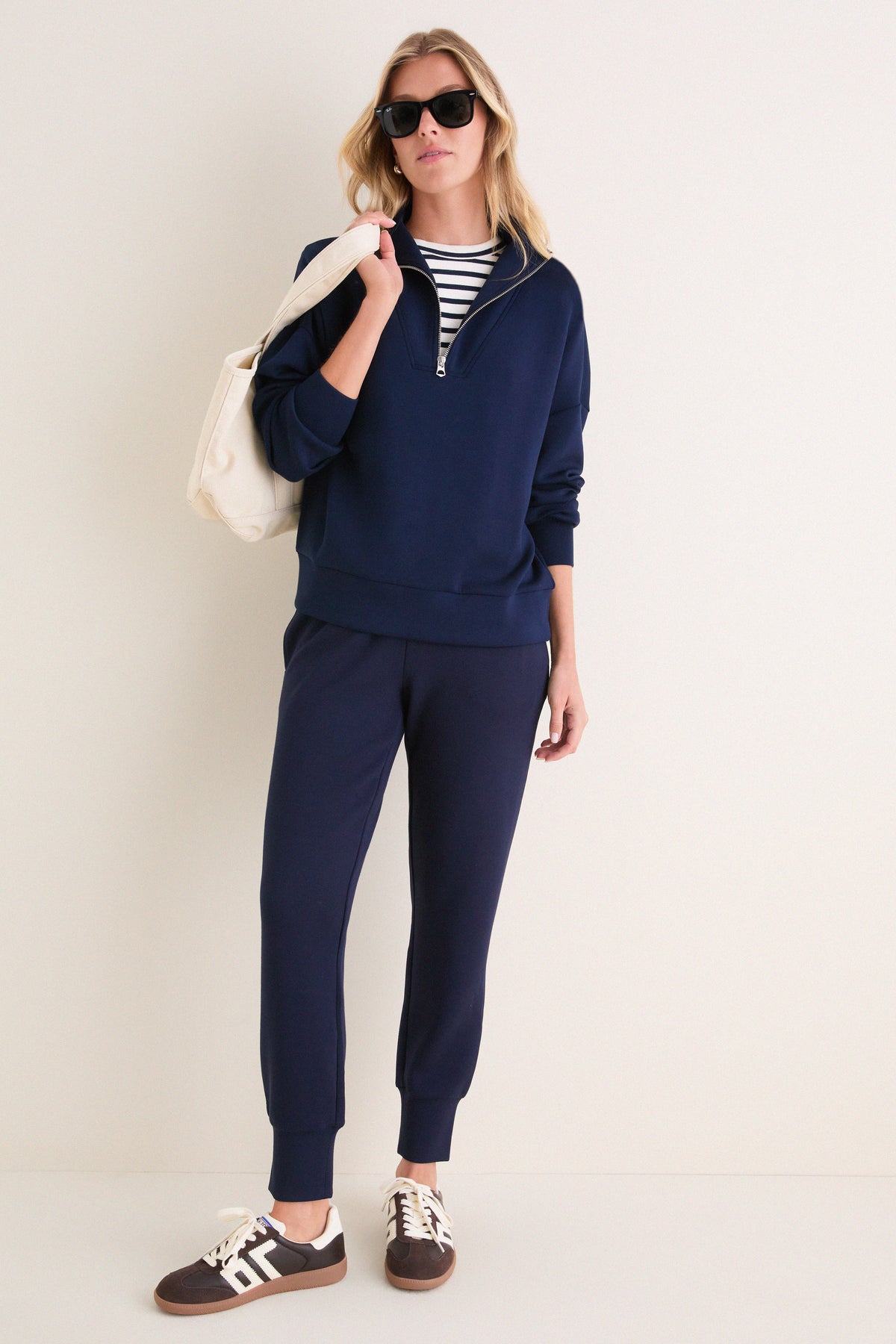 Navy The Slim Cuff Pant 27.5