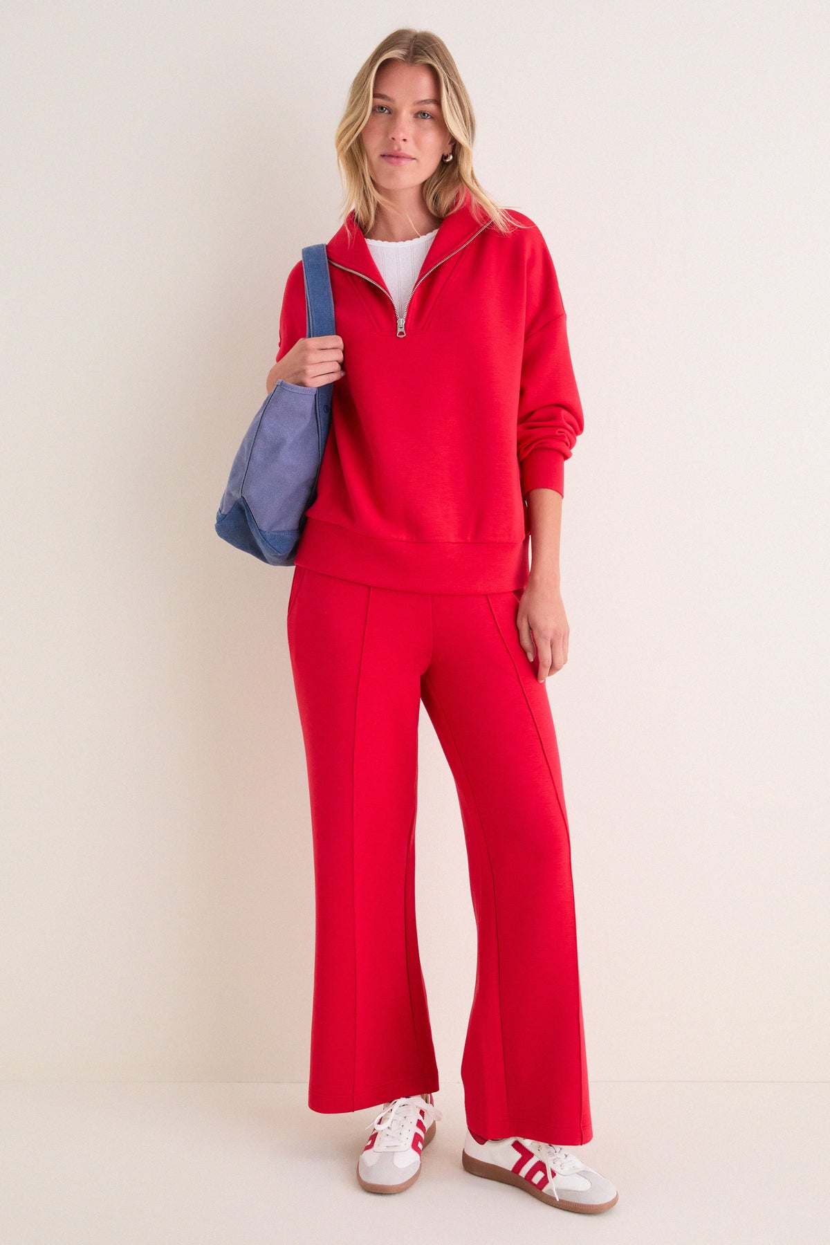 Red Marl The Wide Leg Pant 28