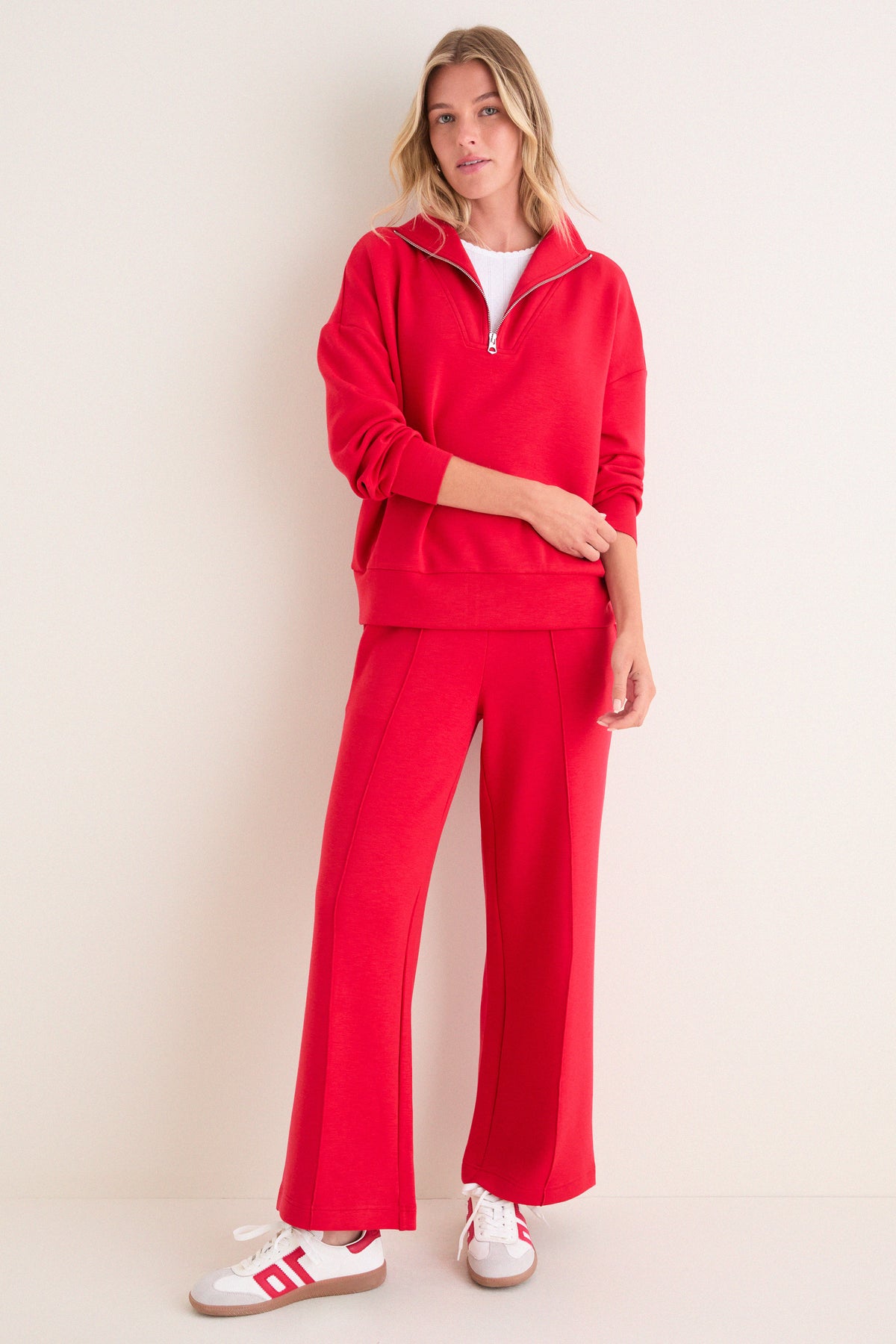 Red Marl The Wide Leg Pant 28