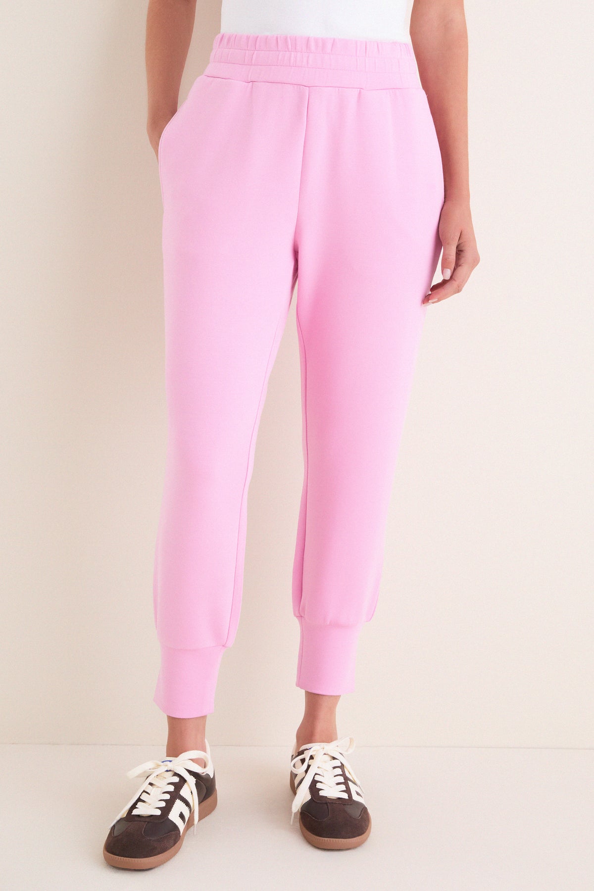 Moonlite Mauve The Slim Cuff Pant 25