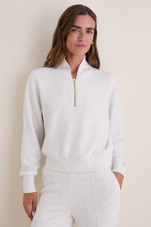 Ivory Marl Davidson Sweat