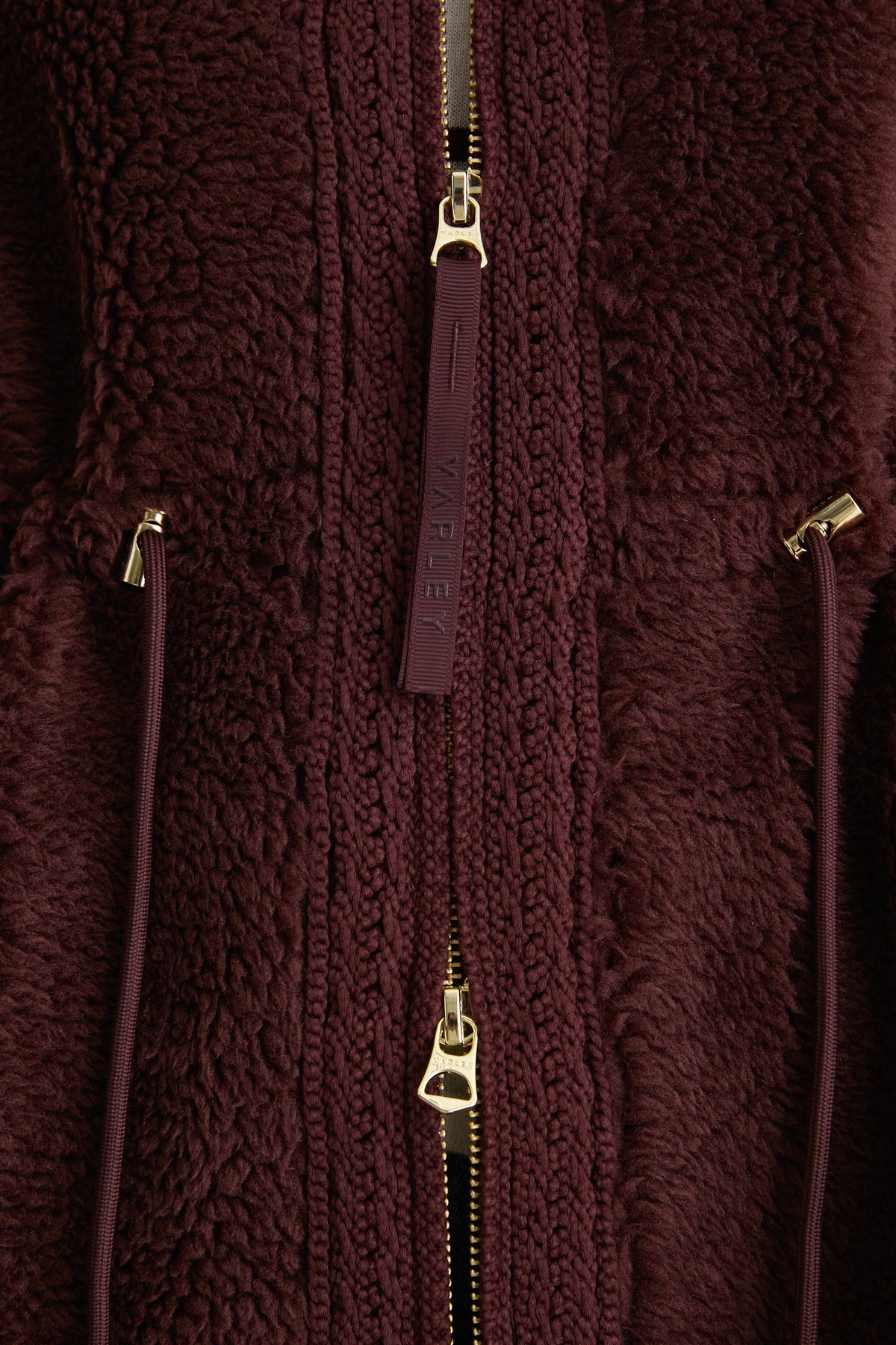 Dark Chestnut Bennet Long Sherpa Coat