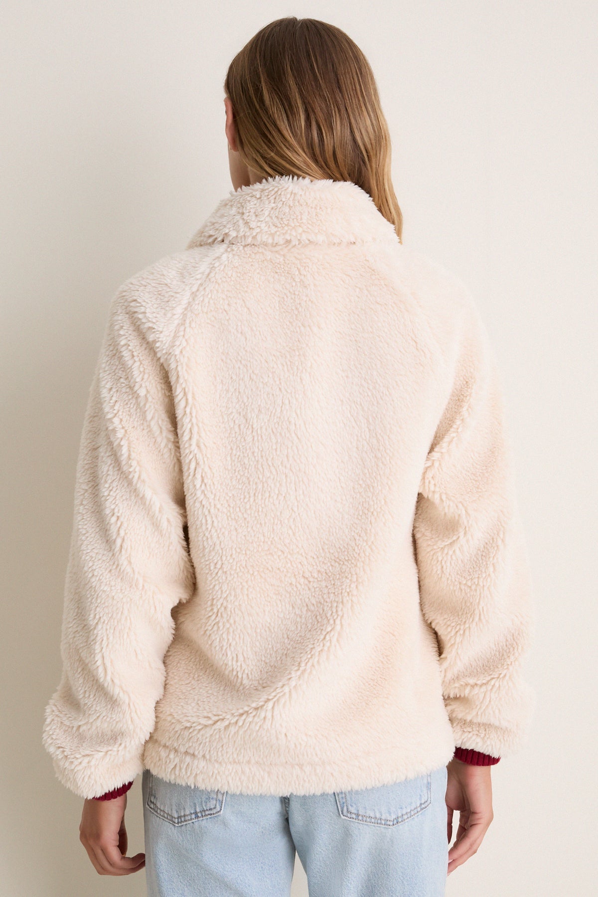 Sandshell and Rumba Rose Kalyn Sherpa Jacket