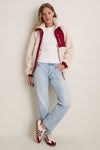 Sandshell and Rumba Rose Kalyn Sherpa Jacket