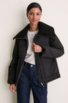 Black Holbrook Down Puffer Coat