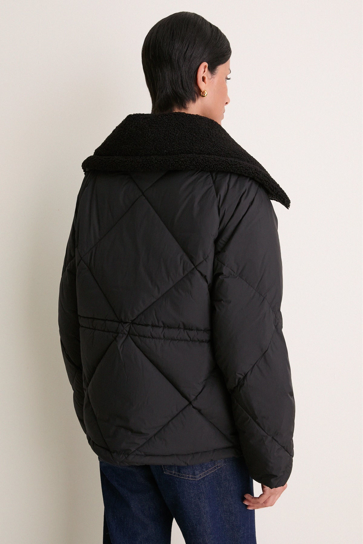 Black Holbrook Down Puffer Coat