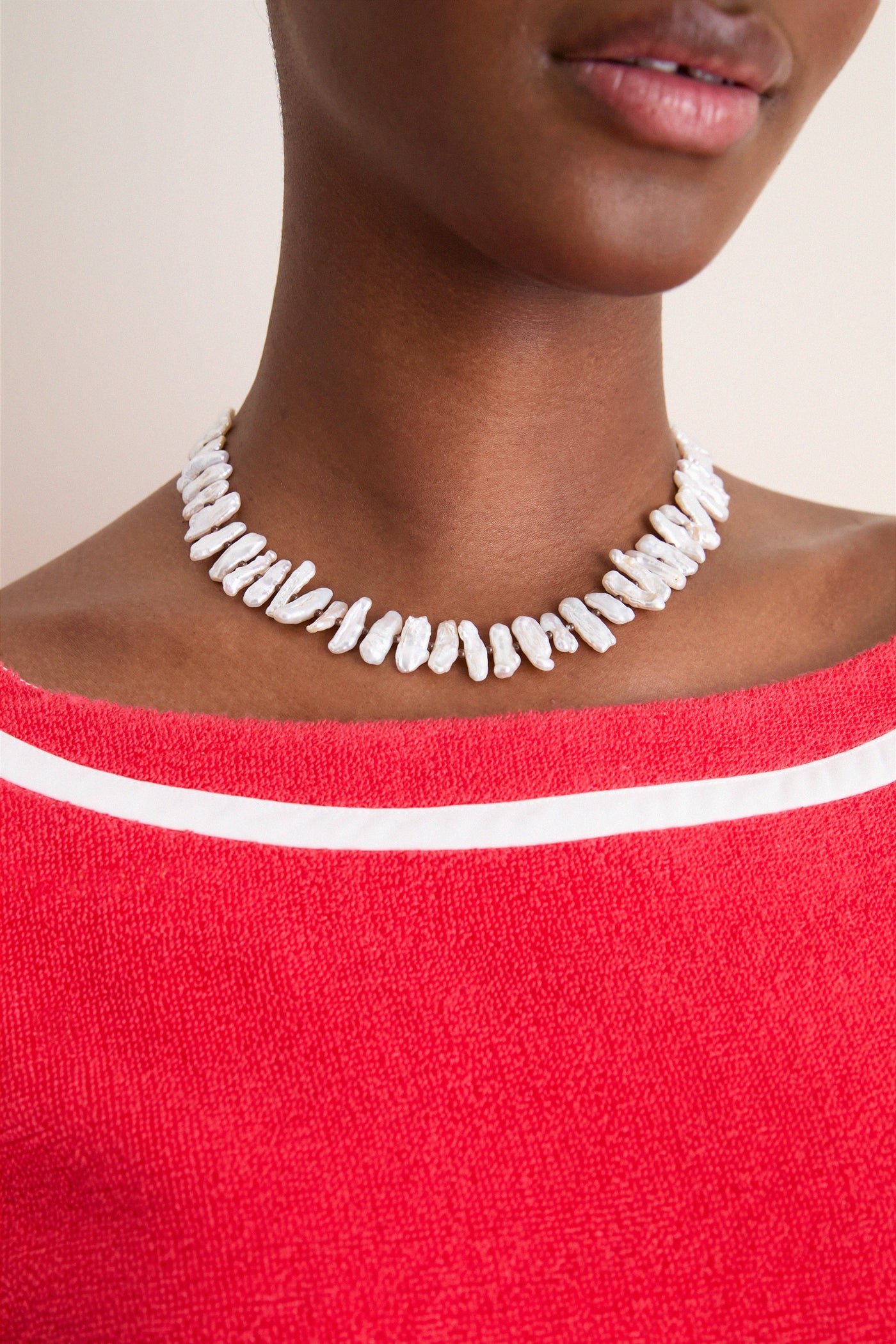 Ivory Pearl Branch Necklace