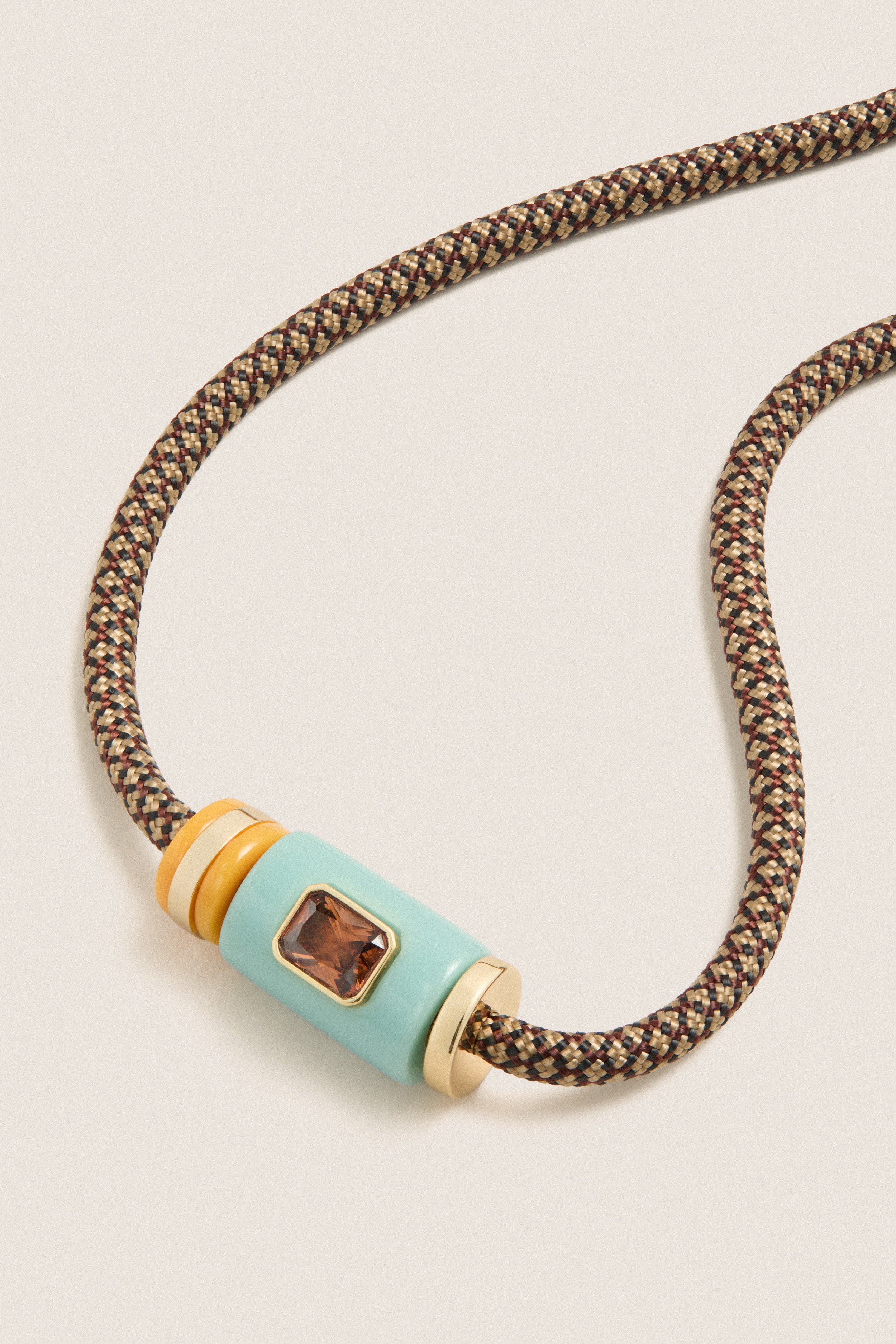 Cloud Cylinder Cord Necklace | Roxanne Assoulin