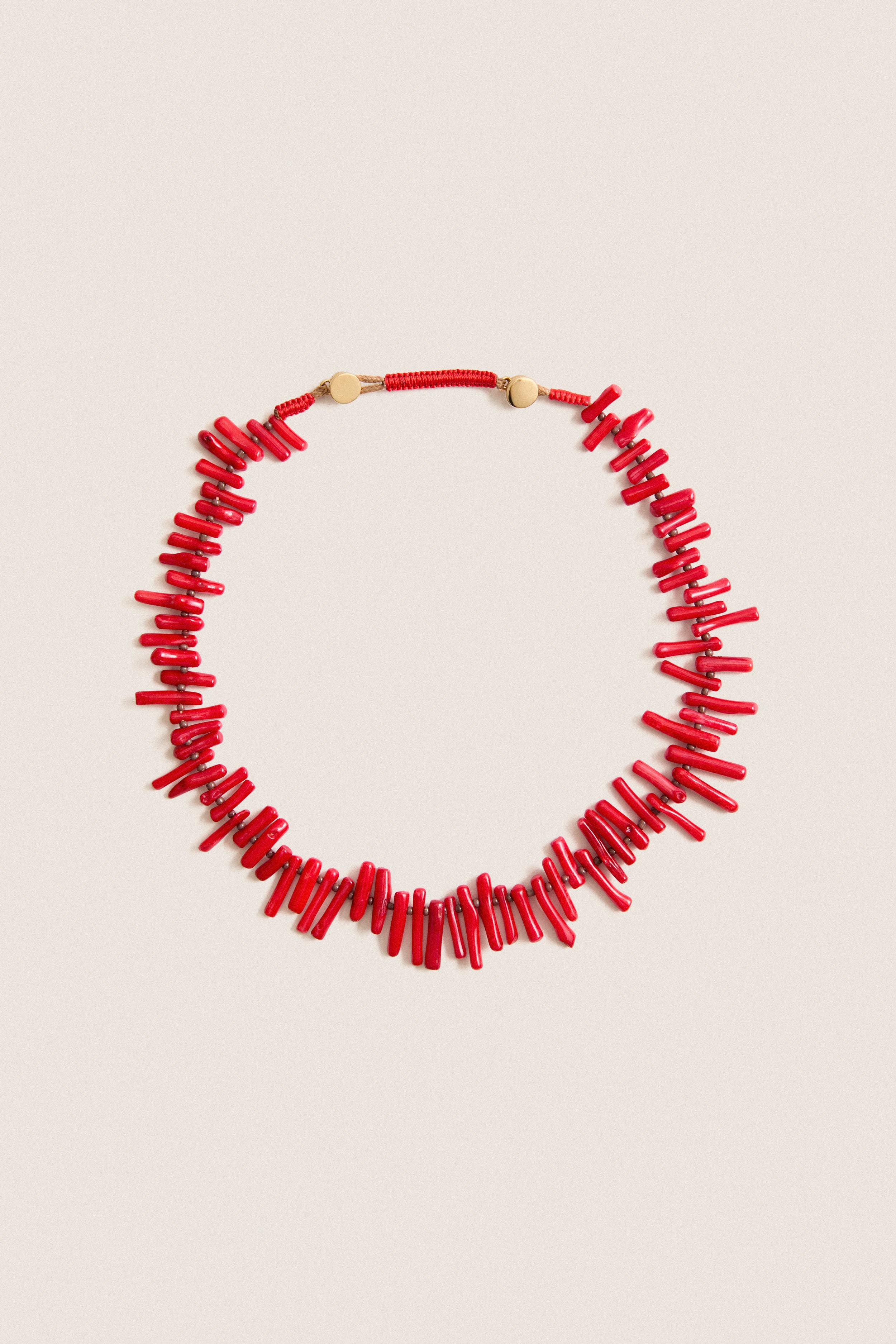 Red Coral Branch Necklace | Roxanne Assoulin