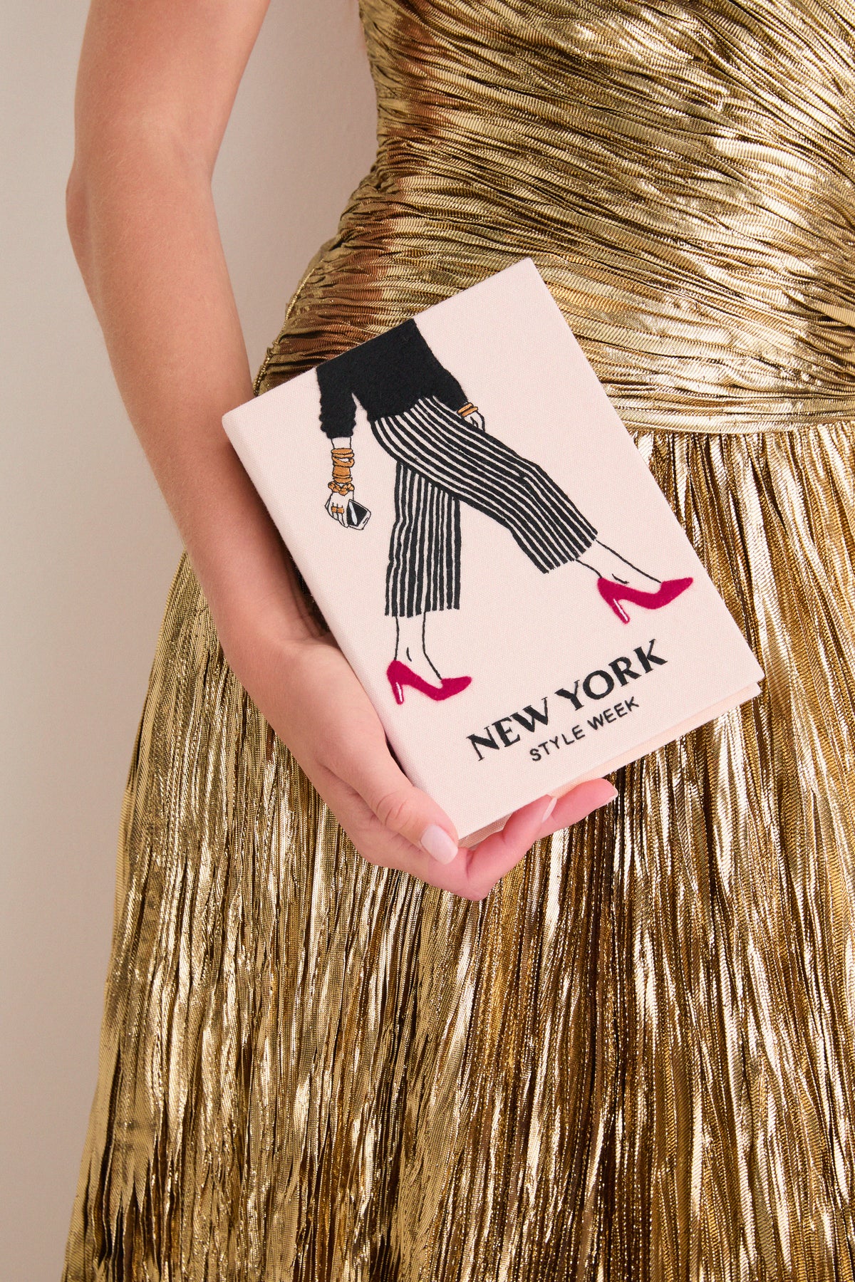 New York Style Week Book Clutch
